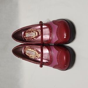 Candie's Pink & Red Mary Jane's